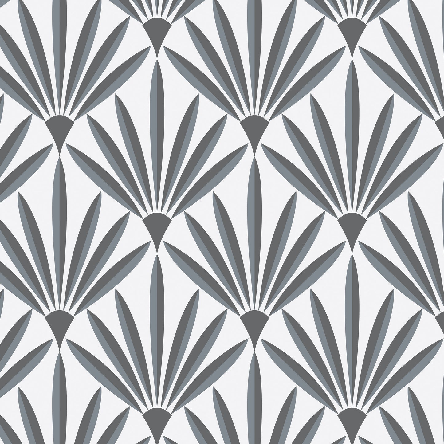 Modern Palms Wallpaper - Monochrome