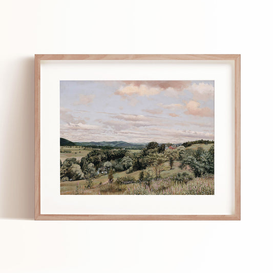 Mountain Homestead Art Print