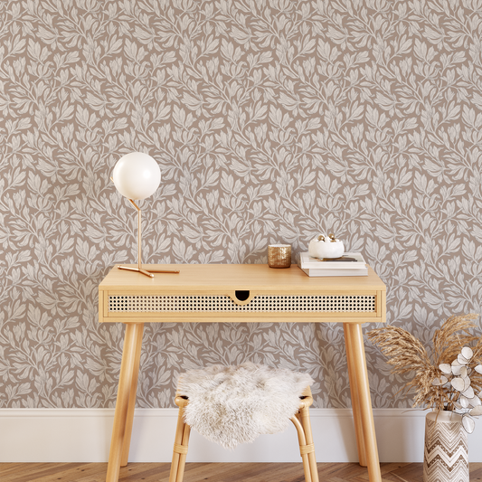 Olivia Wallpaper - Taupe