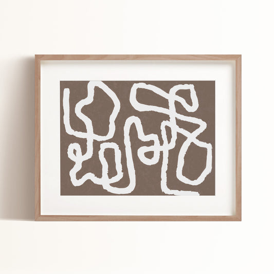 Morphic Art Print - Coffee