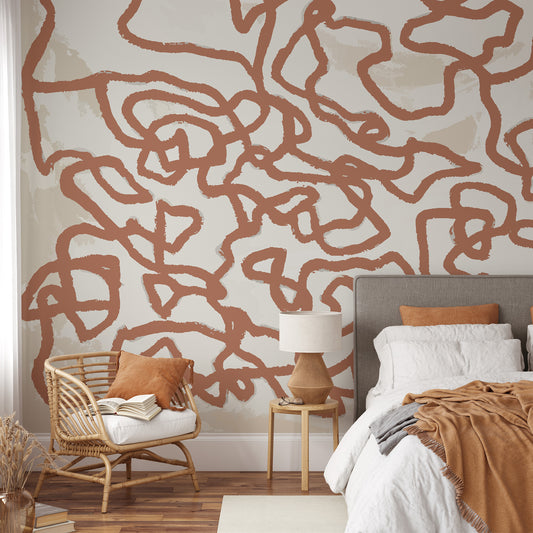 Scrbl Wallpaper - Clay