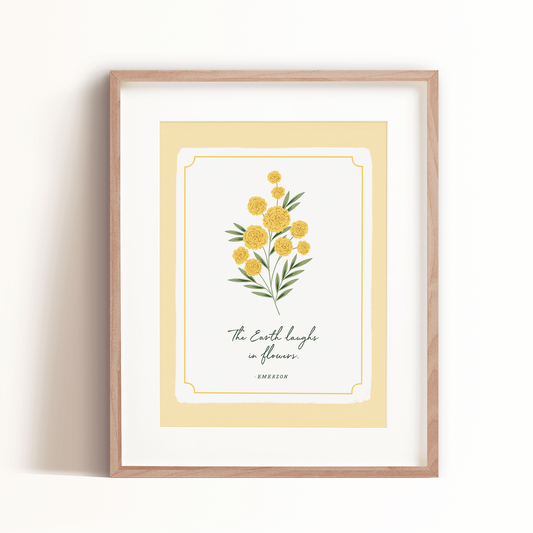 Marigolds Art Print