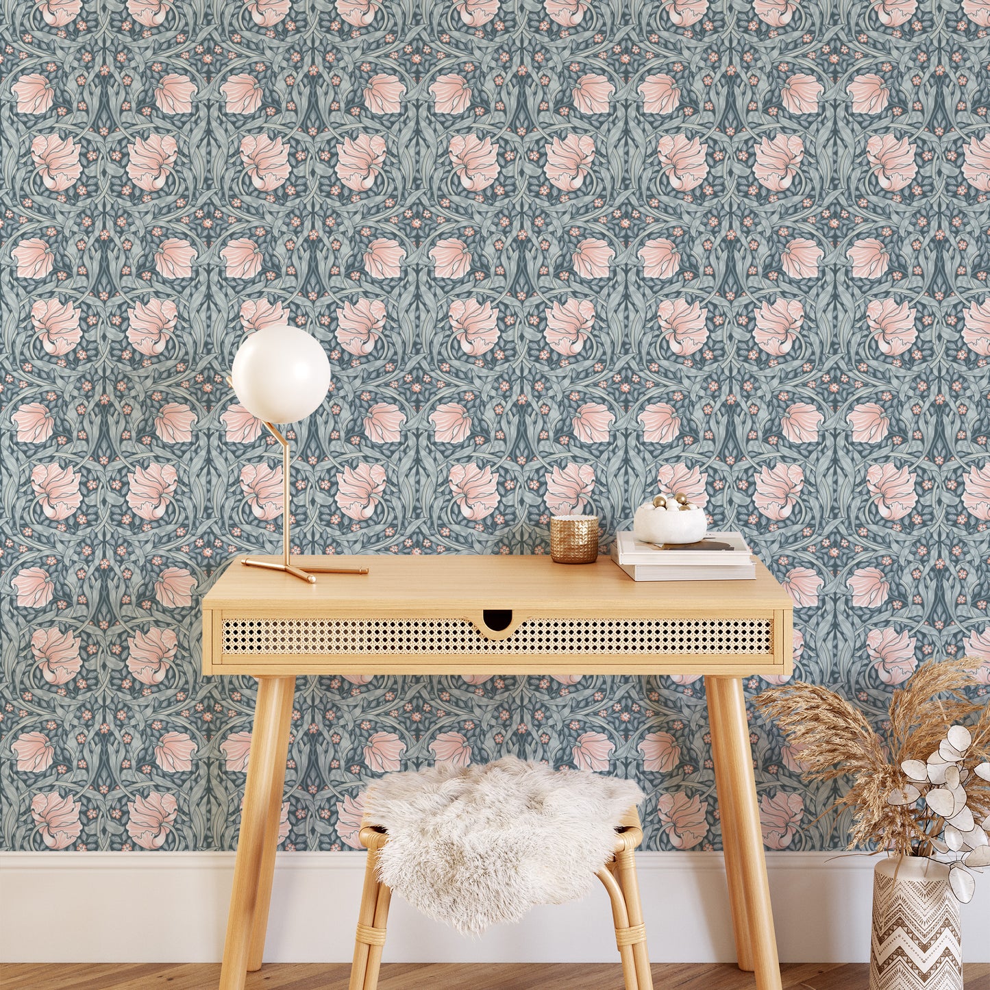 Pimpernel Wallpaper - Pink Sorbet