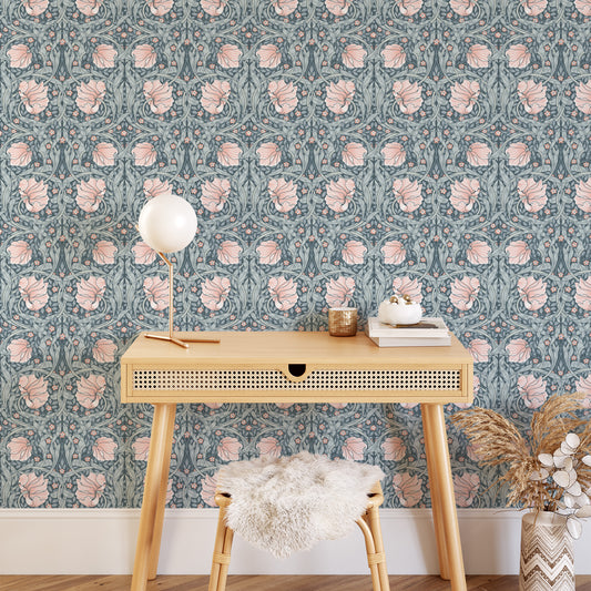 Pimpernel Wallpaper - Pink Sorbet