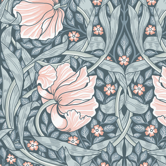 Pimpernel Wallpaper - Pink Sorbet