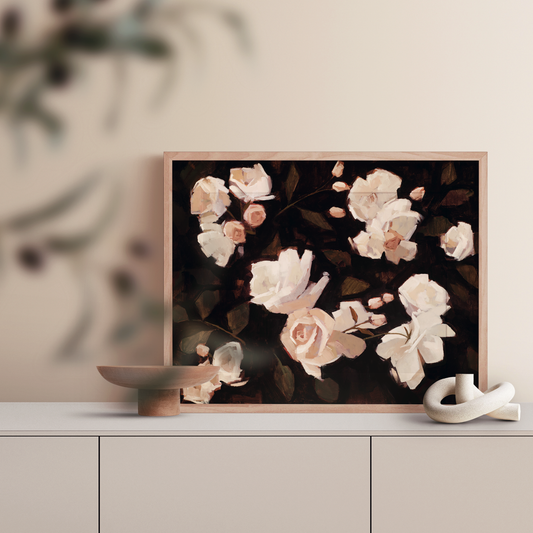 Tangle of Roses Art Print