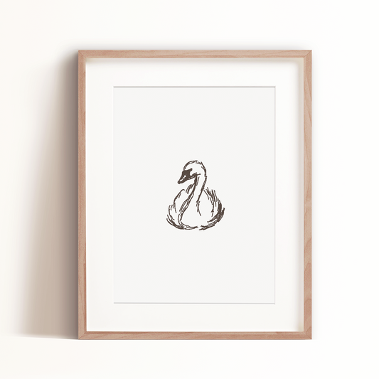 Swan II Art Print