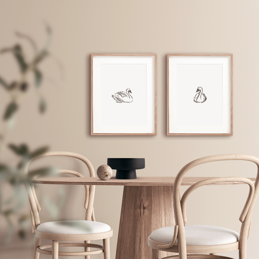 Swan Art Print