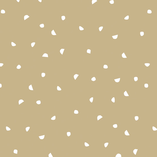 Confetti Dots Wallpaper - Gold