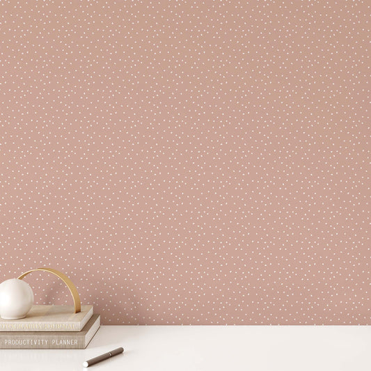 Confetti Dots Wallpaper - Pink