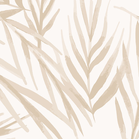 Foxtail Ferns Wallpaper - Sand