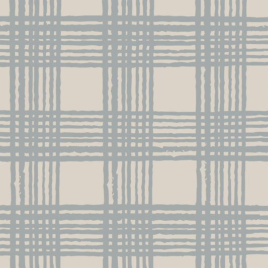 Picnic Poppy Wallpaper - Gray