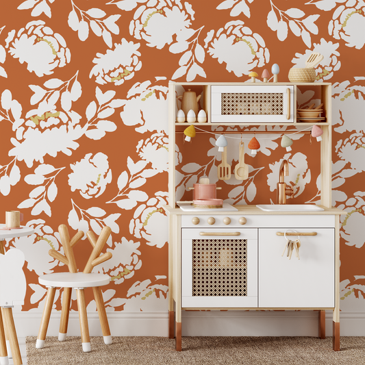 Roses Wallpaper - Rust