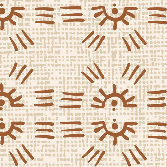 Rich Sunset Wallpaper - Tan