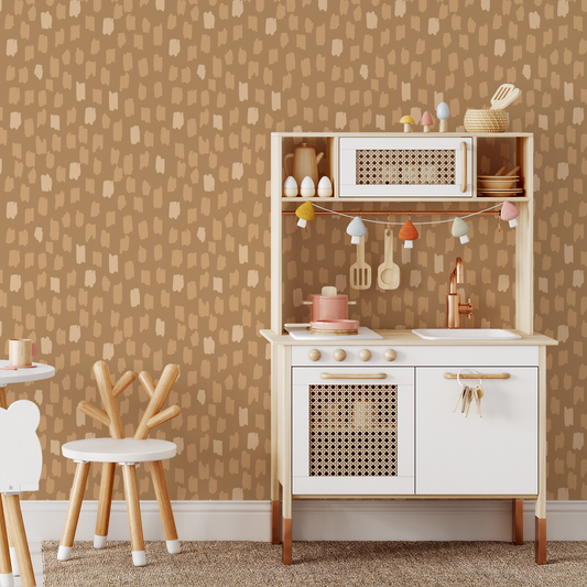 Confetti Wallpaper - Tan