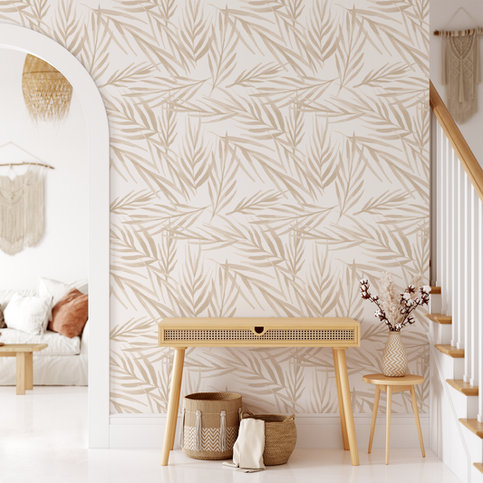Foxtail Ferns Wallpaper - Sand