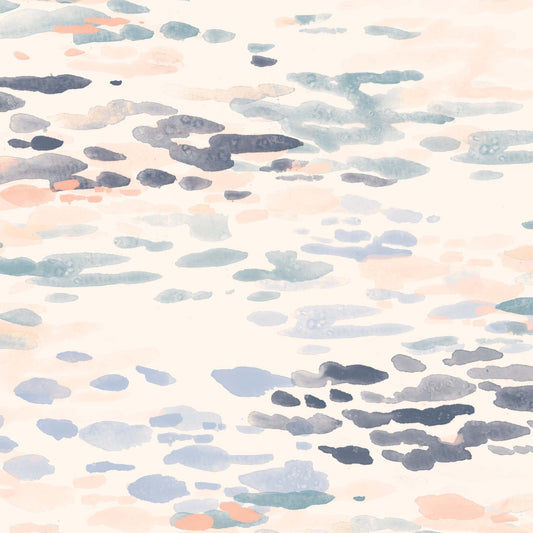 Shimmer Wallpaper - Blue