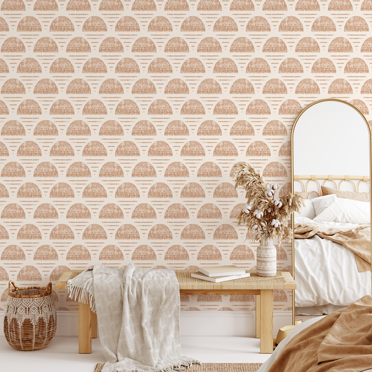 Rising Sun Wallpaper - Rust