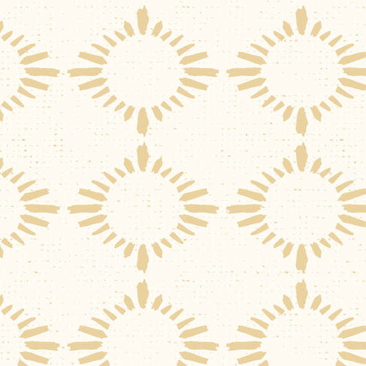 Star Burst Wallpaper - Yellow