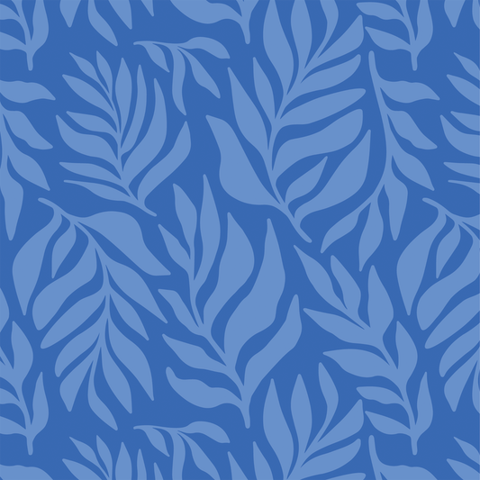 Foliage Wallpaper - Blue