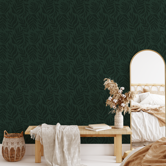 Foliage Wallpaper - Green