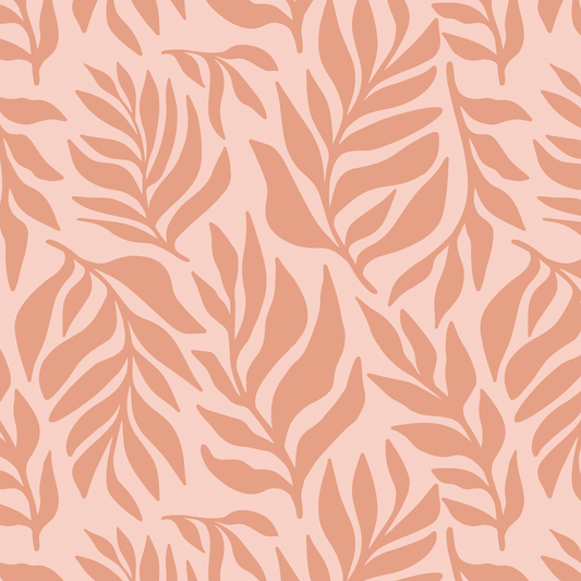 Foliage Wallpaper - Peach