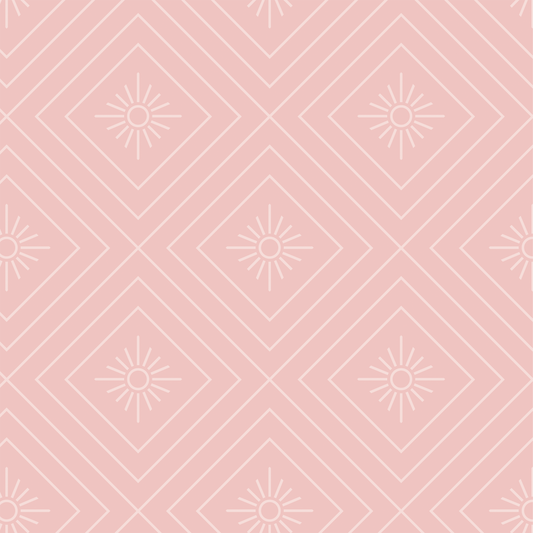 Retro Geo Wallpaper - Pink