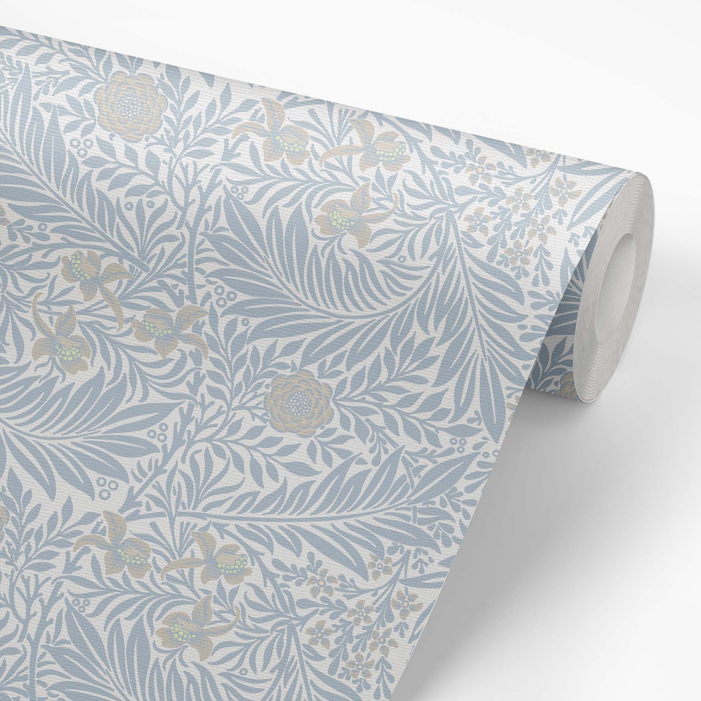 Larkspur Wallpaper - Gray Blue