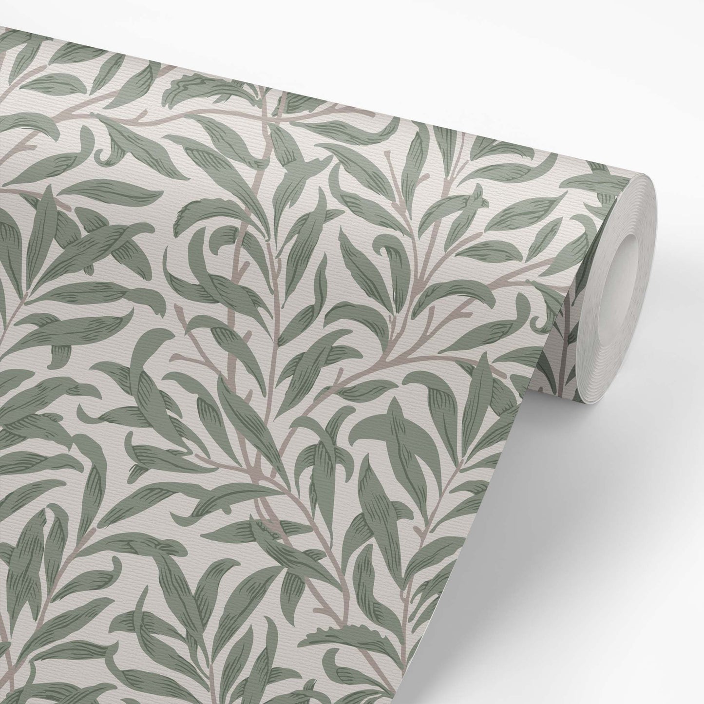 Willow Branches Wallpaper - Olive
