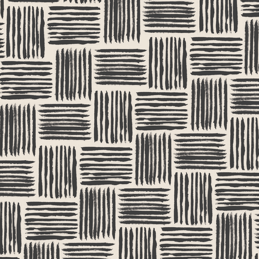 Woven Wallpaper - Charcoal