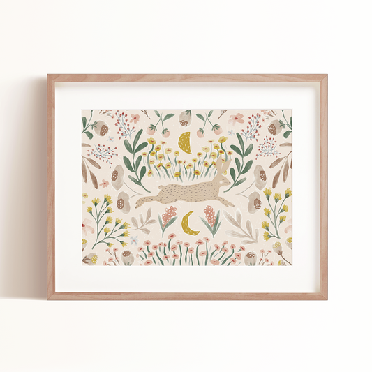 Sweet Dreams Art Print - Sand