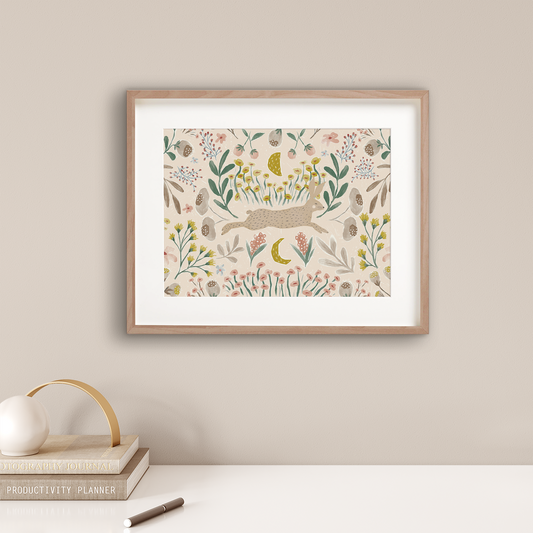 Sweet Dreams Art Print - Sand