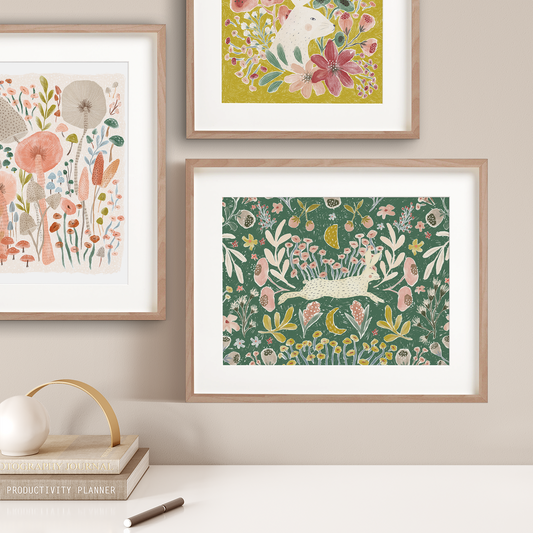 Sweet Dreams Art Print - Viridescent Green