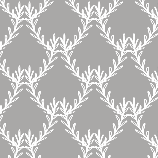 Chandelier Wallpaper - Gray