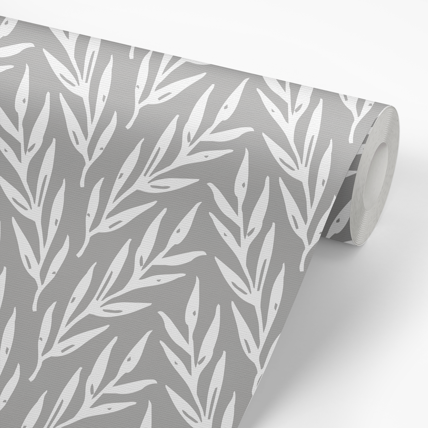 Ivy Wallpaper - Gray