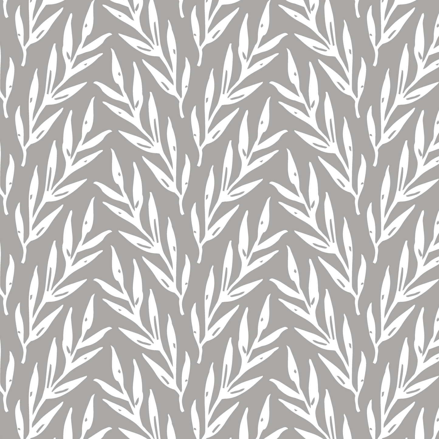 Ivy Wallpaper - Gray
