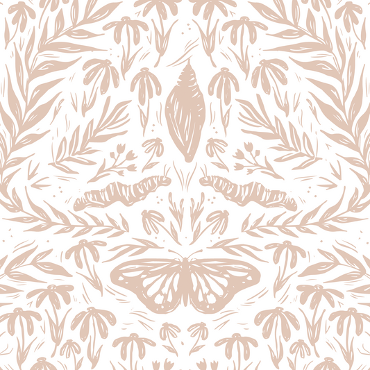 Metamorphosis Wallpaper - Blush