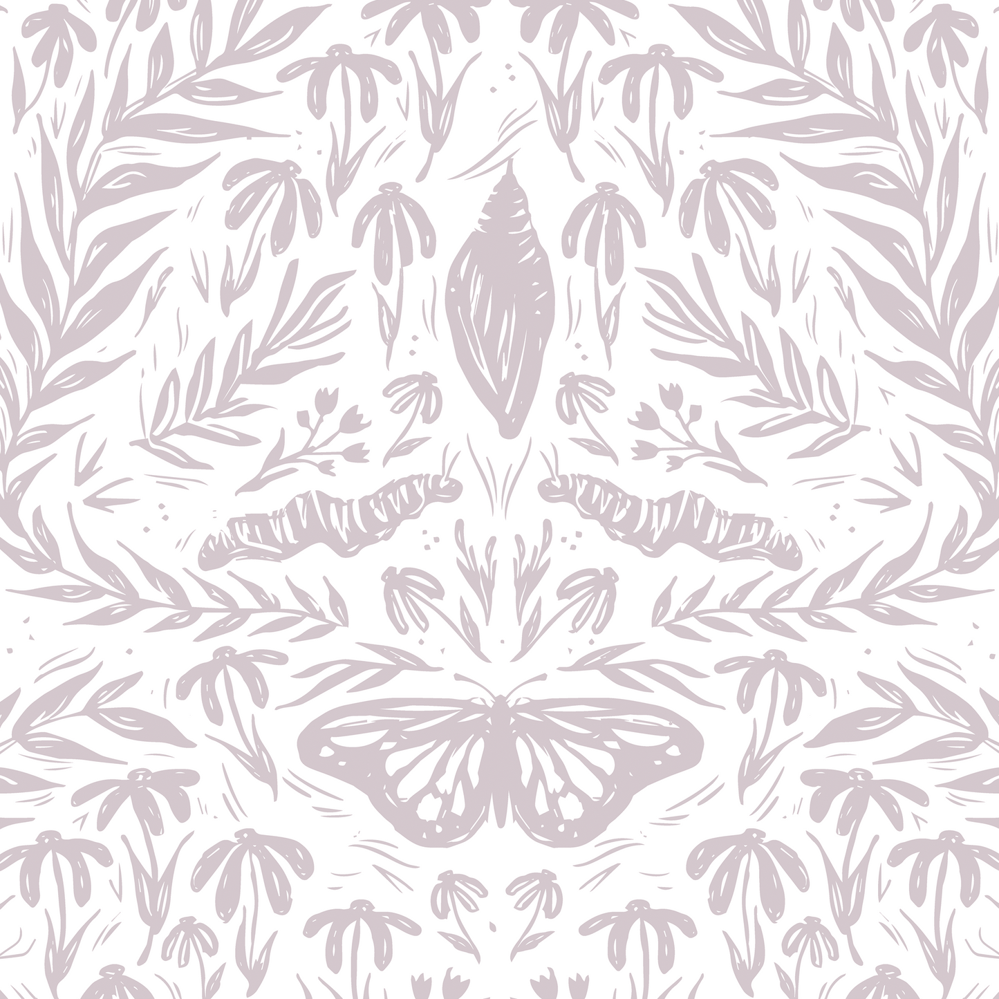 Metamorphosis Wallpaper - Lavender