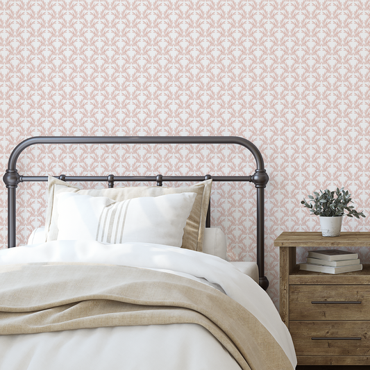 Pierre Wallpaper - Blush