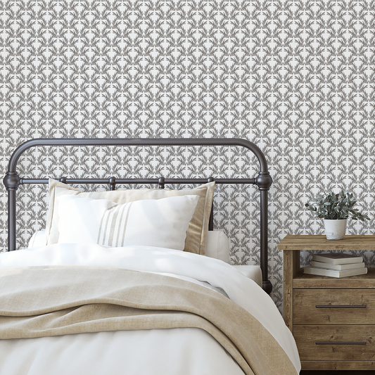 Pierre Wallpaper - Espresso