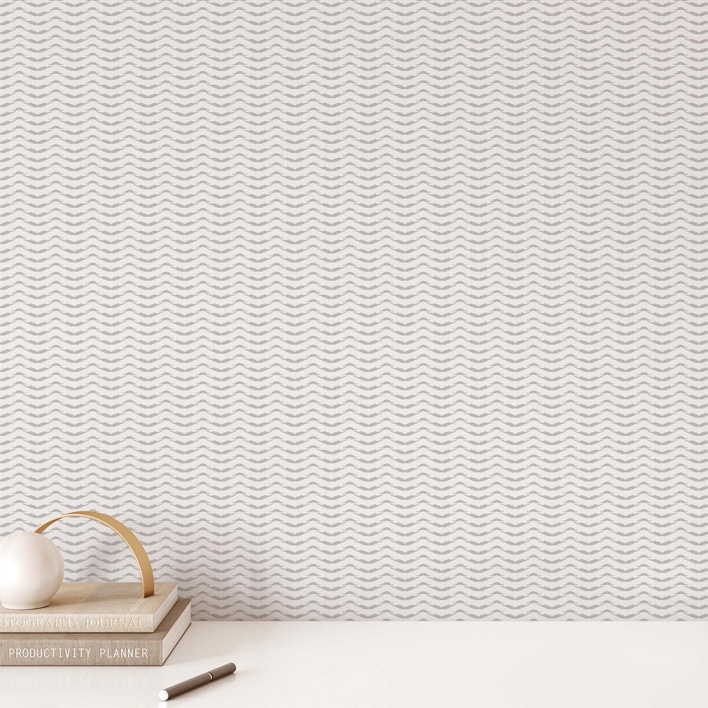 Tidal Wallpaper - White and Gray