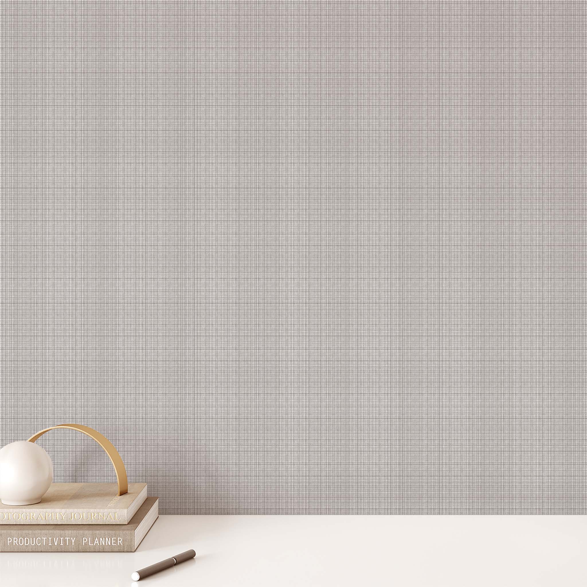 Tweed Wallpaper Espresso Ayara Home
