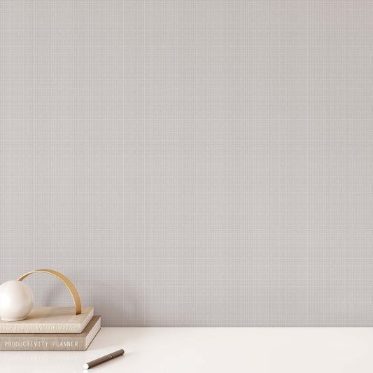 Tweed Wallpaper - Light Gray